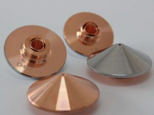 Laser cutting machine nozzles