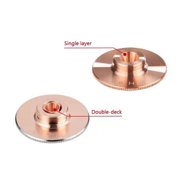 Laser cutting machine nozzles