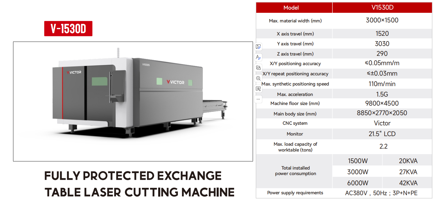 Protected Exchange Table Laser Cutter