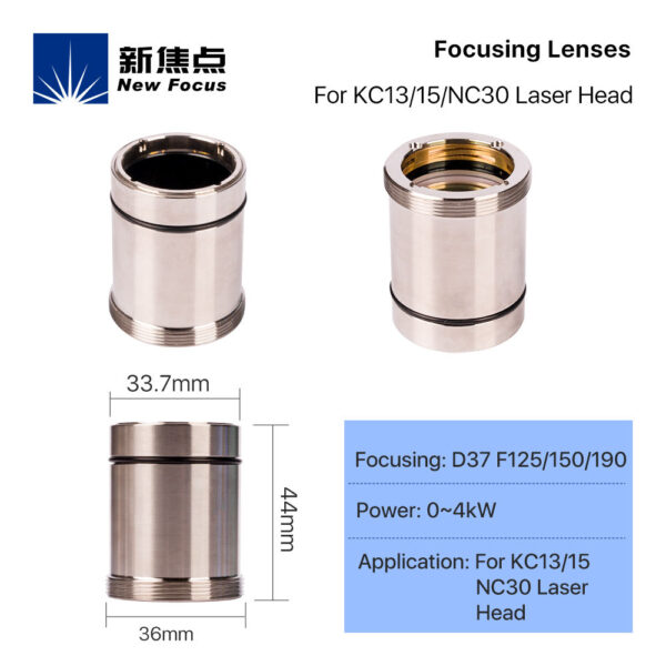 OEM High-Precision Laser Focusing Lens | Replacement Optic for Fiber Laser Cutters - Image 3
